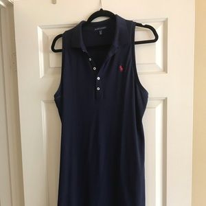 Navy Blue sleeveless T Shirt Dress Size XL